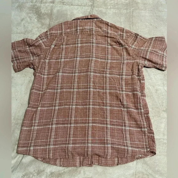 Weatherproof Vintage Linen Button Down Men’s Size XL Washable Short-sleeved - Picture 4 of 6